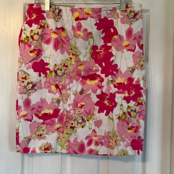Josephine Dresses & Skirts - Skirt, fully lined, size 10, pink flowers